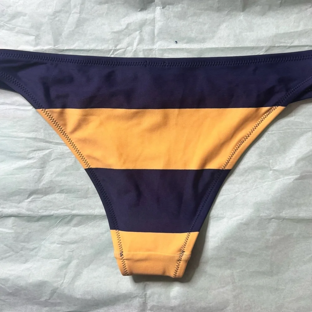 NWOT Aerie Women’s Blue and Gold Swim BIKINI